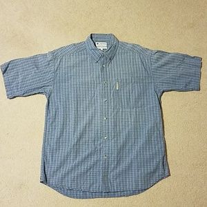 Columbia SS button up shirt